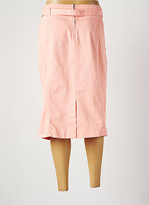 Jupe mi-longue stretch orange ATELIER GARDEUR femme