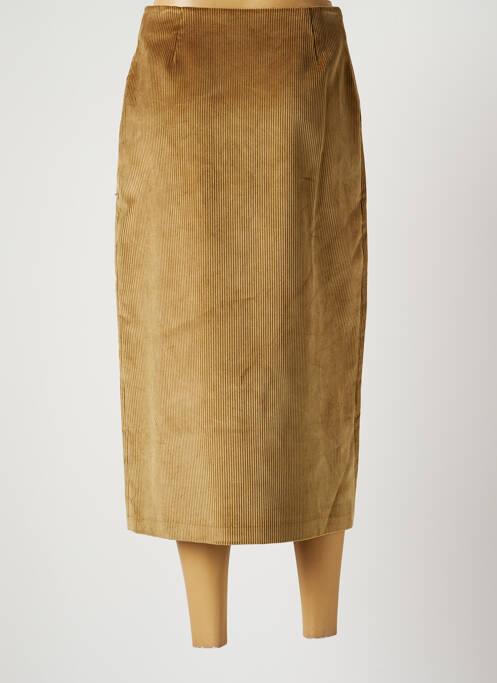 Jupe longue beige HARMONY femme