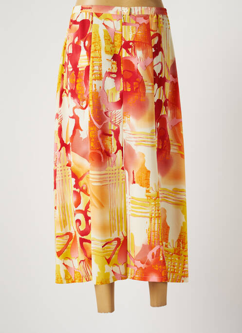 Jupe longue orange GRIFFON pour femme