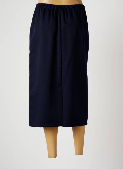 Jupe mi-longue bleu BRIGITTE SAGET pour femme