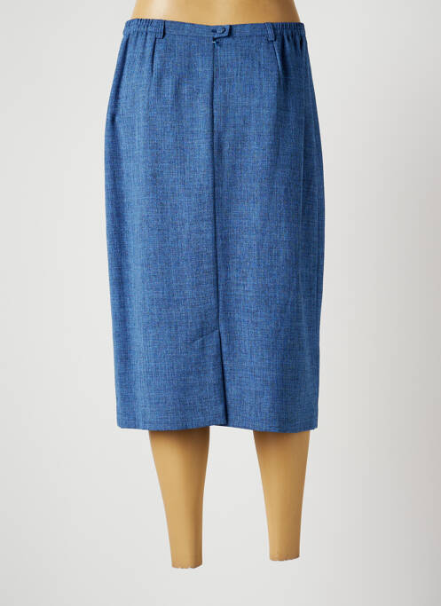 Jupe mi-longue bleu CLAUDE BAUER pour femme