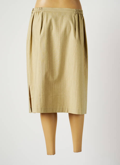 Jupe mi-longue vert BRIGITTE SAGET pour femme