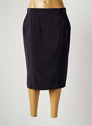 Jupe mi-longue stretch gris CLAUDE BAUER femme
