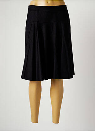 Jupe mi-longue stretch noir ROSSO 35 femme