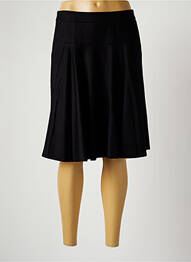 Jupe mi-longue taille à pinces noir ROSSO 35 femme