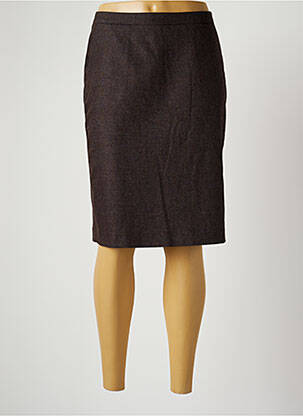 Jupe mi-longue taille haute gris FABIANA FILIPPI femme