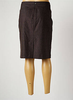 Jupe mi-longue stretch gris FABIANA FILIPPI femme