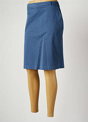 Jupe mi-longue stretch bleu FABIANA FILIPPI femme