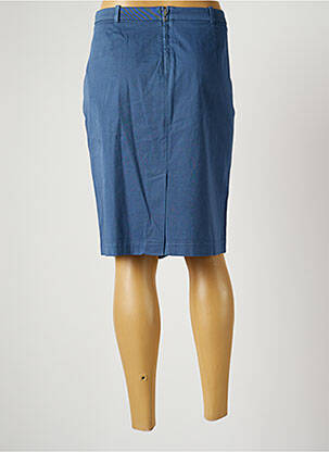 Jupe mi-longue stretch bleu FABIANA FILIPPI femme