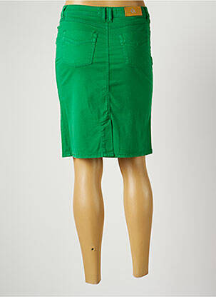Jupe mi-longue taille haute vert EMMA & ROCK femme