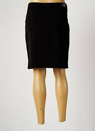 Jupe mi-longue stretch noir EMMA & ROCK femme