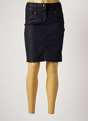 Jupe courte poches bleu EMMA & CARO femme