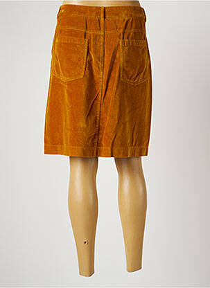 Jupe mi-longue taille haute jaune HARTFORD femme