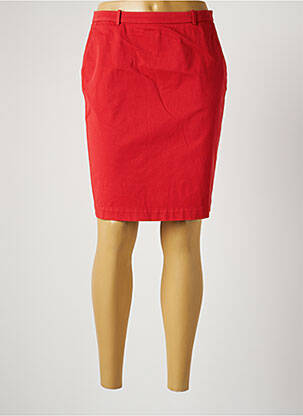 Jupe courte taille à pinces rouge FABIANA FILIPPI femme