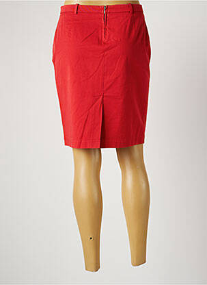 Jupe courte taille à pinces rouge FABIANA FILIPPI femme