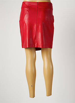 Jupe courte taille haute rouge EVA KAYAN femme