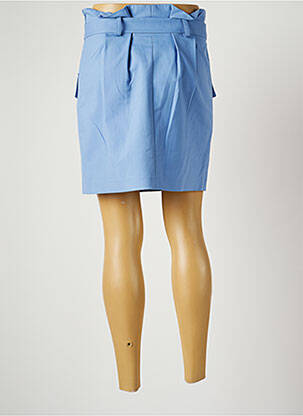 Jupe courte poches bleu HARMONY femme