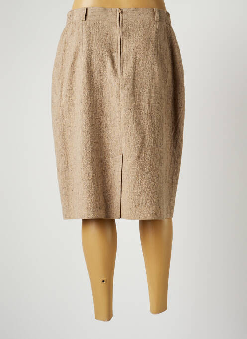 Jupe mi-longue beige MAGIC SIMPLICITY pour femme