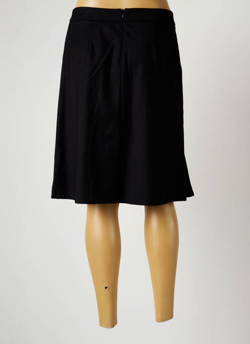 Jupe mi-longue noir ROSSO 35 pour femme