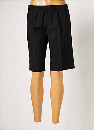 Bermuda taille élastique taille normale noir HARMONY femme
