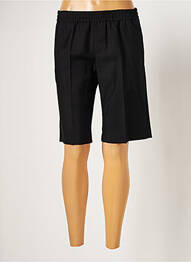 Bermuda taille élastique taille normale noir HARMONY femme