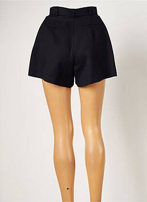 Short fermeture zippée sous rabat boutonné taille normale bleu HARMONY femme