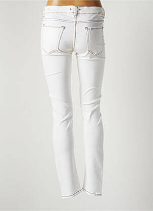 Jeans coupe slim stretch taille normale blanc REPLAY femme