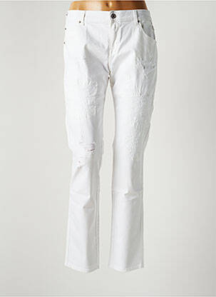 Jeans coupe slim slim taille normale blanc REPLAY femme