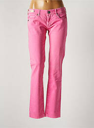 Jeans coupe slim taille basse taille basse rose REPLAY femme