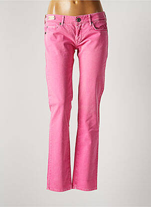 Jeans coupe slim taille basse taille basse rose REPLAY femme