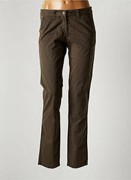 Pantalon chino tissage popeline taille normale vert REPLAY femme