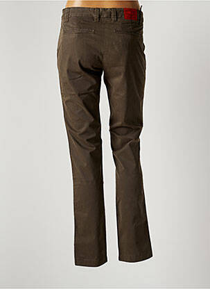 Pantalon chino tissage popeline taille normale vert REPLAY femme