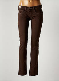 Jeans coupe slim taille basse taille basse marron REPLAY femme