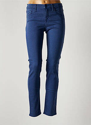 Jeans coupe slim stretch taille haute bleu JACOB COHEN femme