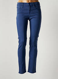 Jeans coupe slim stretch taille haute bleu JACOB COHEN femme