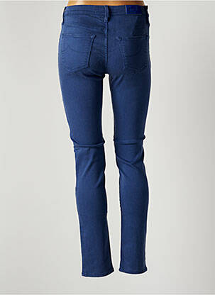 Jeans coupe slim stretch taille haute bleu JACOB COHEN femme