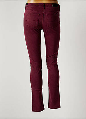 Pantalon slim taille haute taille haute rouge JACOB COHEN femme