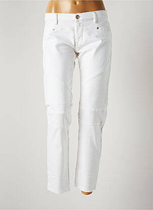 Jeans coupe slim slim taille normale blanc REPLAY femme