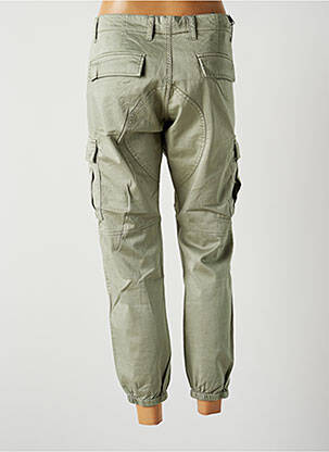 Pantalon 7/8 stretch taille normale vert REPLAY femme