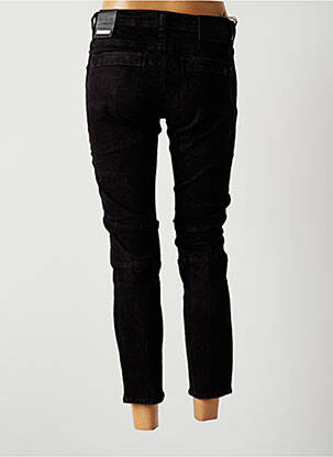 Pantalon 7/8 stretch taille normale noir REPLAY femme