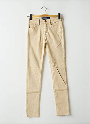 Pantalon slim skinny taille haute beige JACOB COHEN femme