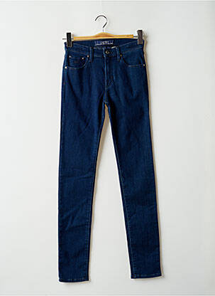 Jeans coupe slim stretch taille haute bleu JACOB COHEN femme