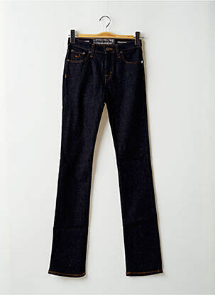 Jeans coupe droite taille haute taille haute bleu JACOB COHEN femme