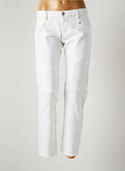 Jeans coupe slim blanc REPLAY pour femme seconde vue