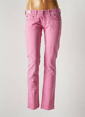 Jeans coupe slim rose REPLAY pour femme seconde vue