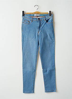 Jeans skinny bleu MENSI COLLEZIONE pour femme
