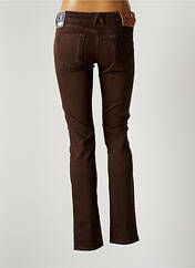Jeans skinny marron REPLAY pour femme seconde vue