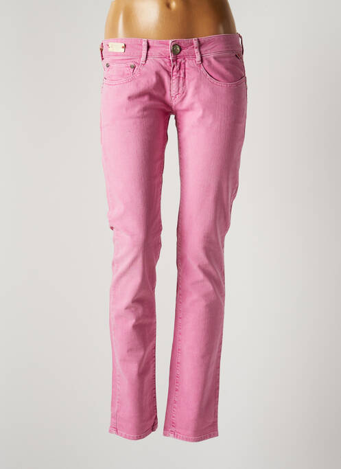 Jeans coupe slim taille basse taille basse rose REPLAY femme