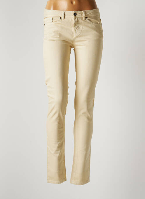 Jeans coupe slim slim taille normale beige ROS-W JEANS femme