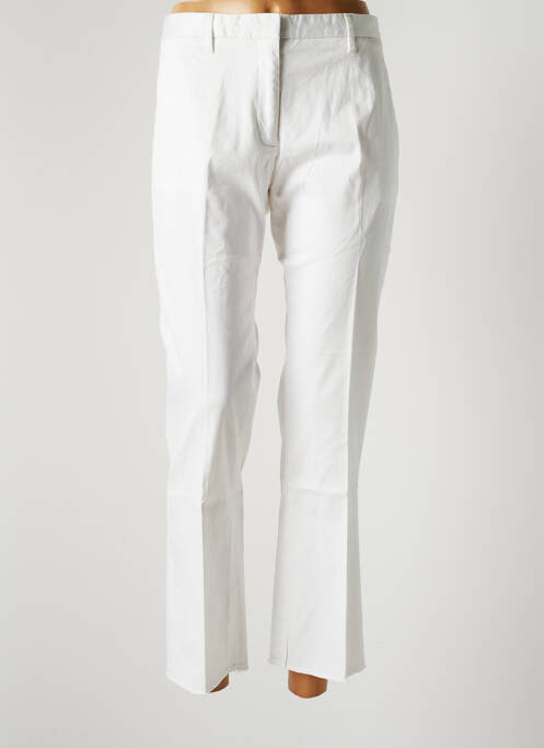 Pantalon chino tissage popeline taille normale blanc REPLAY femme